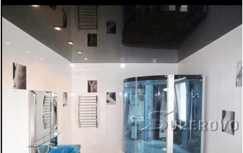 Натяжной потолок в ванную цветной матовый одноуровневый до 7 кв.м в Барановичах 